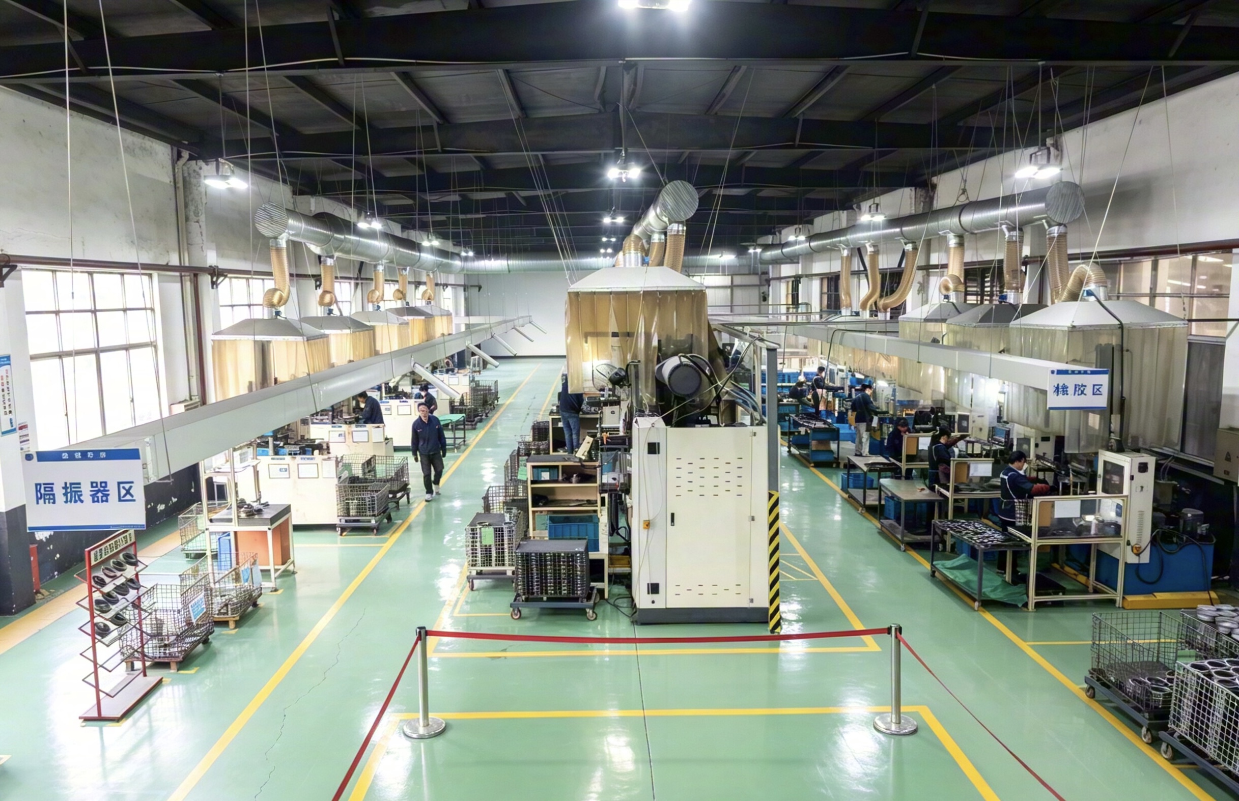 Production workshop and packaging